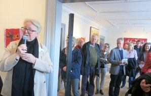 Anne-Grethe Nissen, fmd. Hørsholm Kunstforening åbner udstillingen