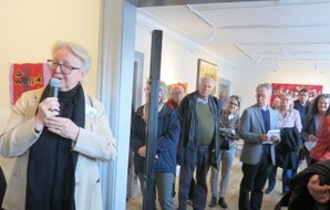 Anne-Grethe Nissen, fmd. Hørsholm Kunstforening åbner udstillingen